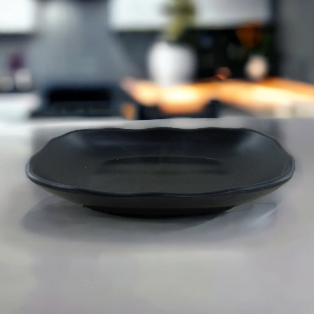 Cool Gift, Dinner Plate Black Melamine Dinnerware