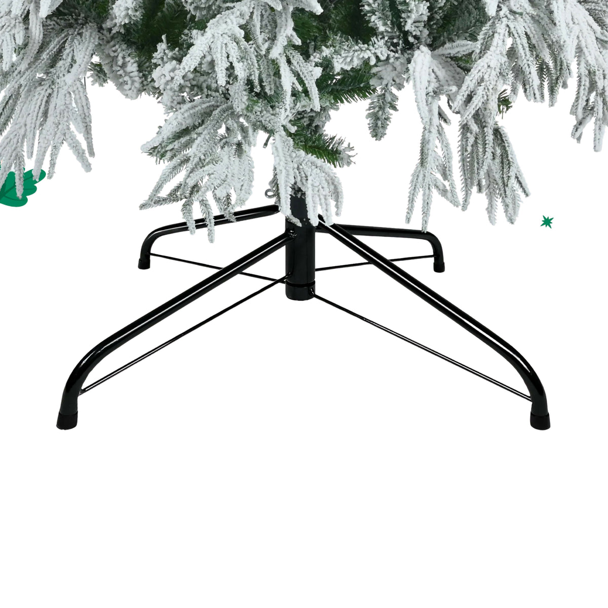 White Valley Christmas white long fings tree - 240cm 25251