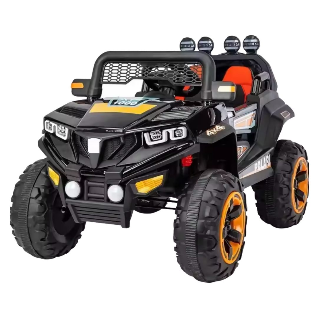 Children’s Four-Wheel Electric Beach Car – 12V7 Battery, Dual Motors, Remote Control & LED Lights (Ages 2–8)