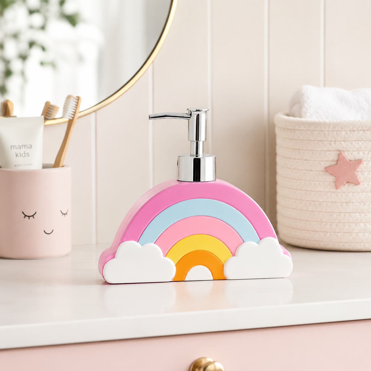 Karaca Home Bennie Rainbow Soap Dispenser 275 ml, 300.22.02.1046