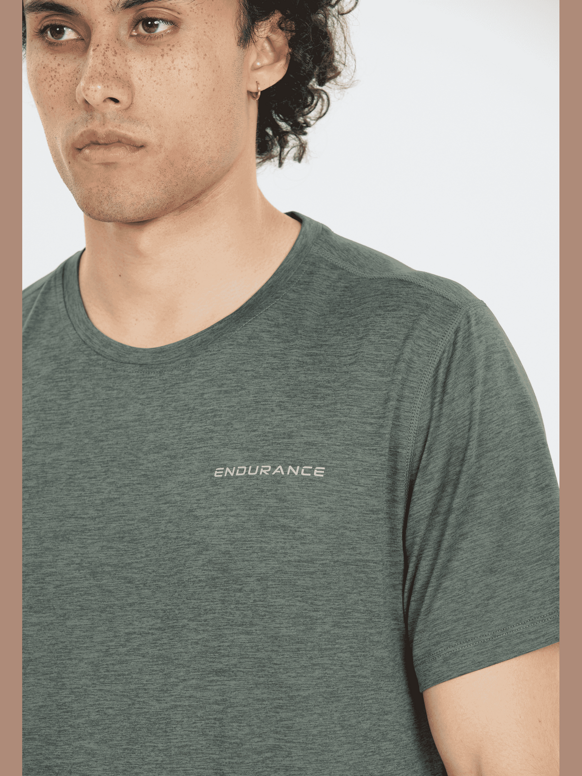 ENDURANCE ABDON M MELANGE S/S TEE