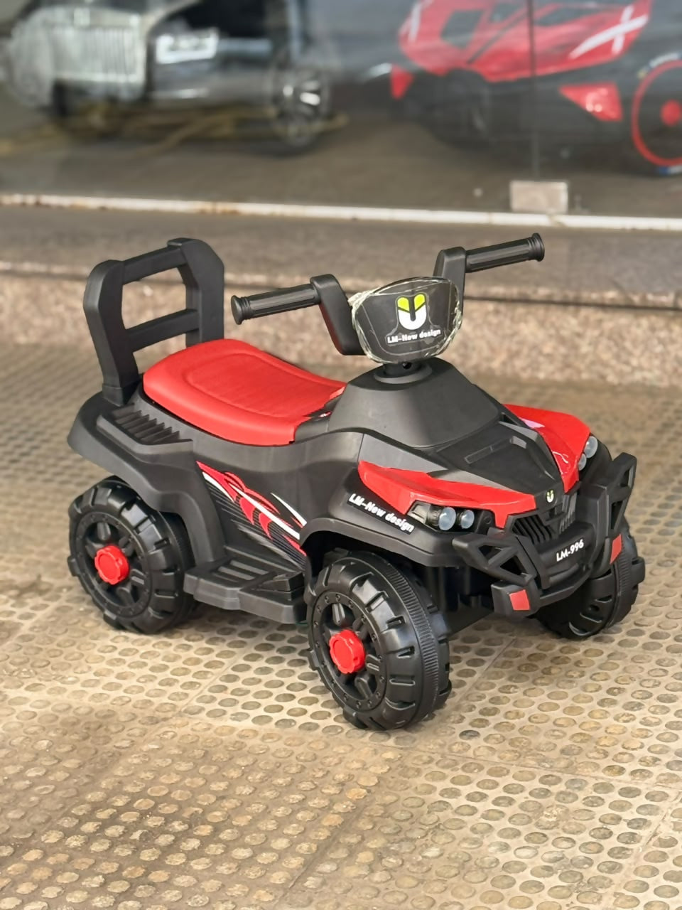 Kids Battery-Powered ATV – 6V Ride-On with Music, LED Lights & Gel Wheels (Ages 2–5)
