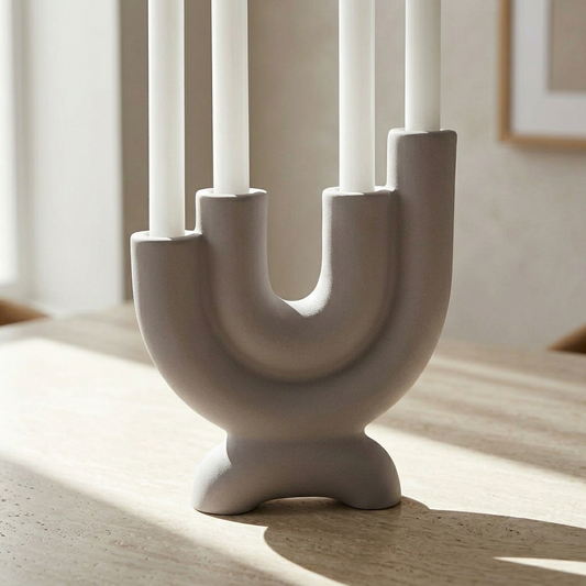 Karaca Home Martina 4-Piece Decorative Candlestick Set