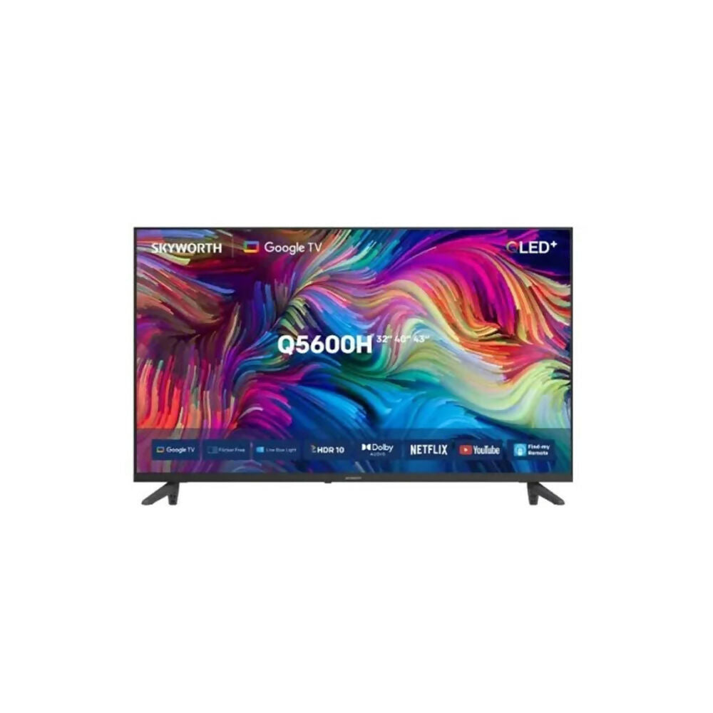 Skyworth TV 43-Inch QLED, 2K Google TV, Chromecast Built-IN, 43Q5600H