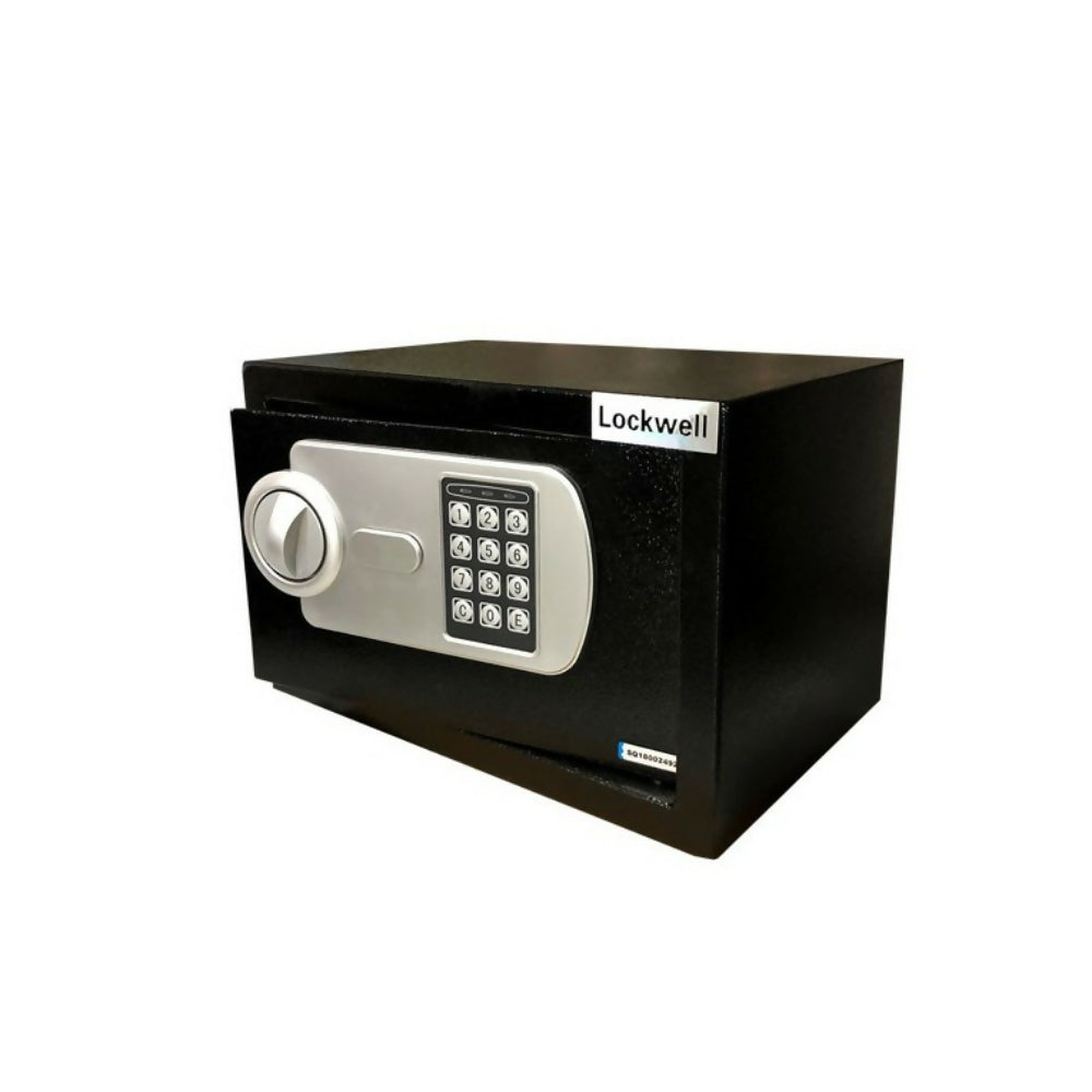 Kotobcity, Electronic Safe, Digital Lock, 3 Indicator Lights, Black/Silver Color, 20El