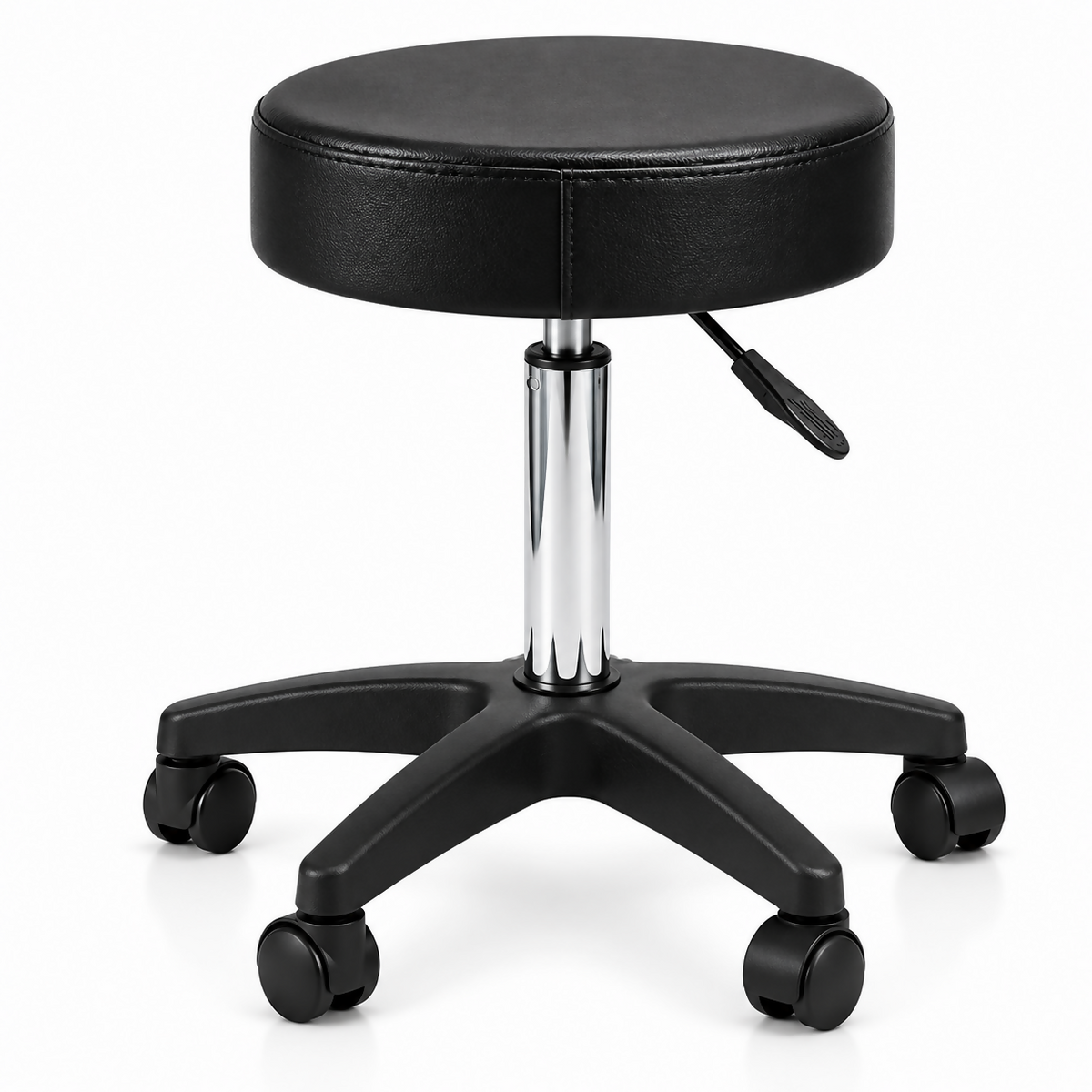 Salon Swivel Round Massage Stool –Tabouret Chair Black