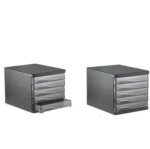 Memoris Precious, Cabinet 4 Drawers, Black