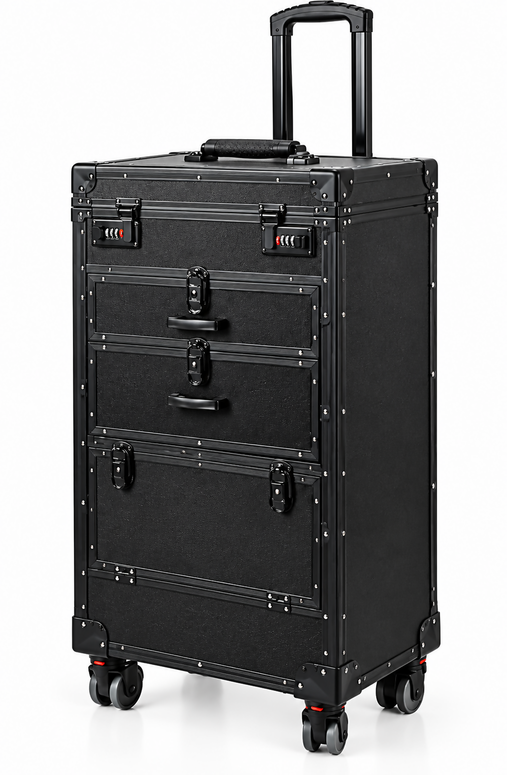 Professional Portable Salon Makeup Trolley 890 with Lockable Drawers