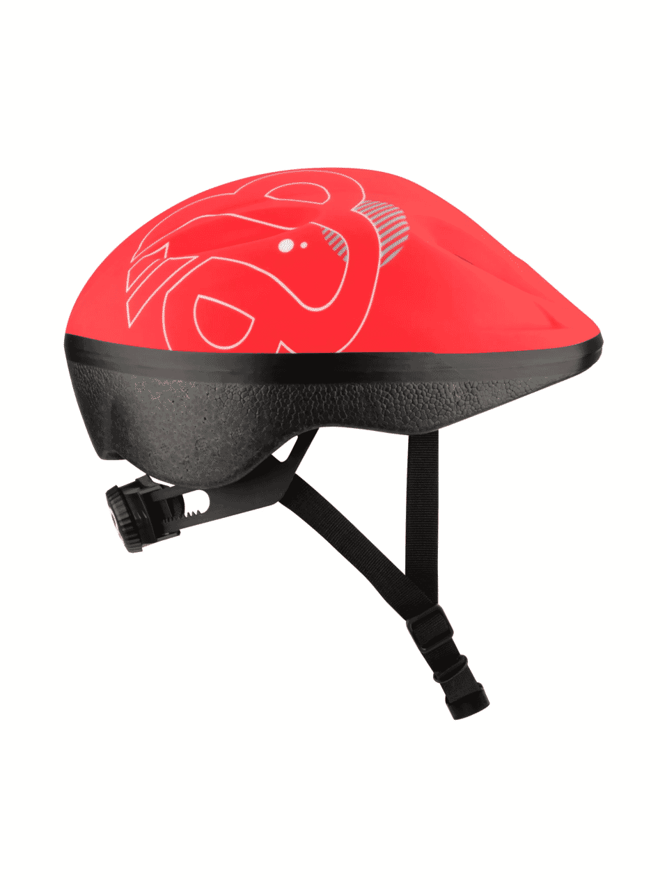 NIJDAM JUNIOR HELMET - RAGING RED
