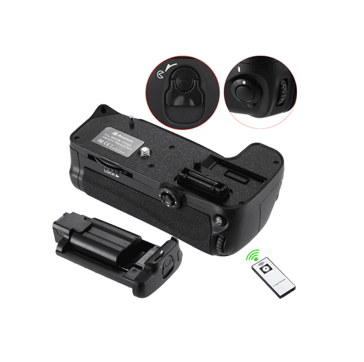 Top Grid, Battery Grip For Nikon D7000 Camera EN-EL15 Battery With Remote Control - P559.