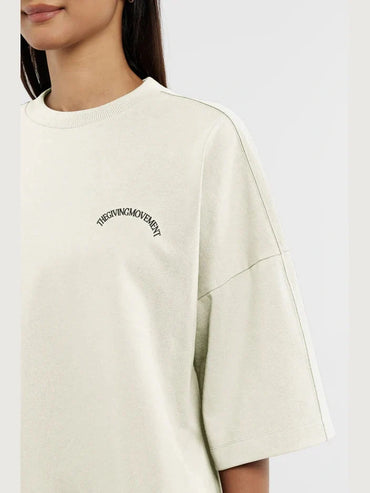 THE GIVING MOVEMENT SOFTSKIN MOTIVATION PRINT OVERSIZED T-SHIRT