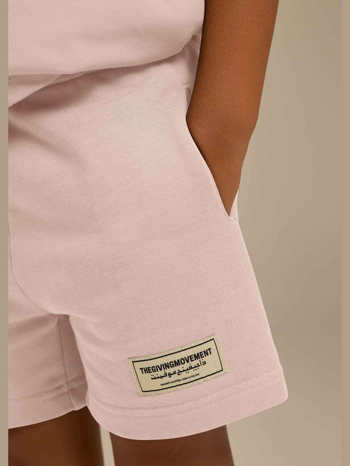 THE GIVING MOVEMENT KIDS COTTON SHORTS