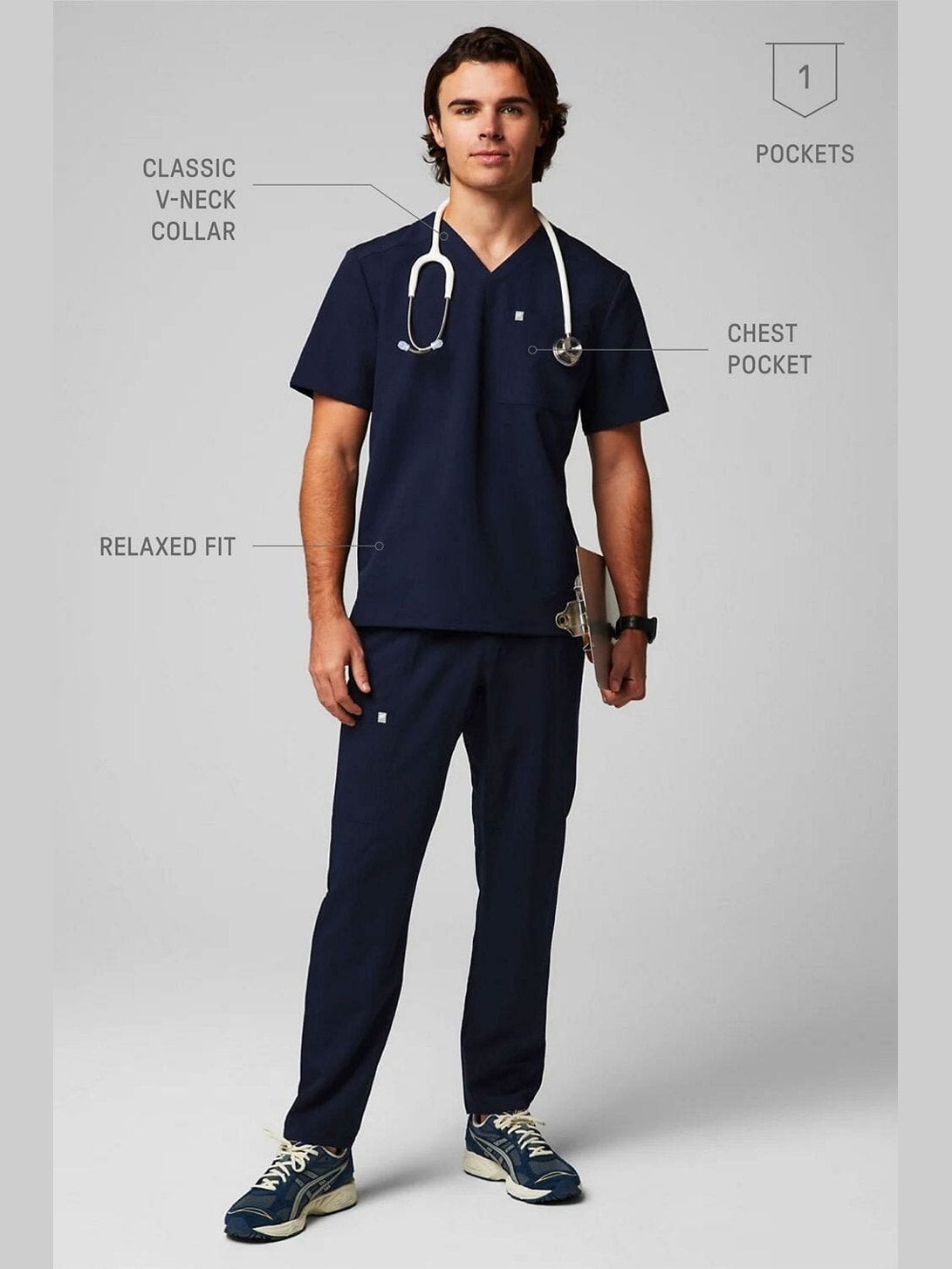 FABLETICS HELIX SCRUB TOP