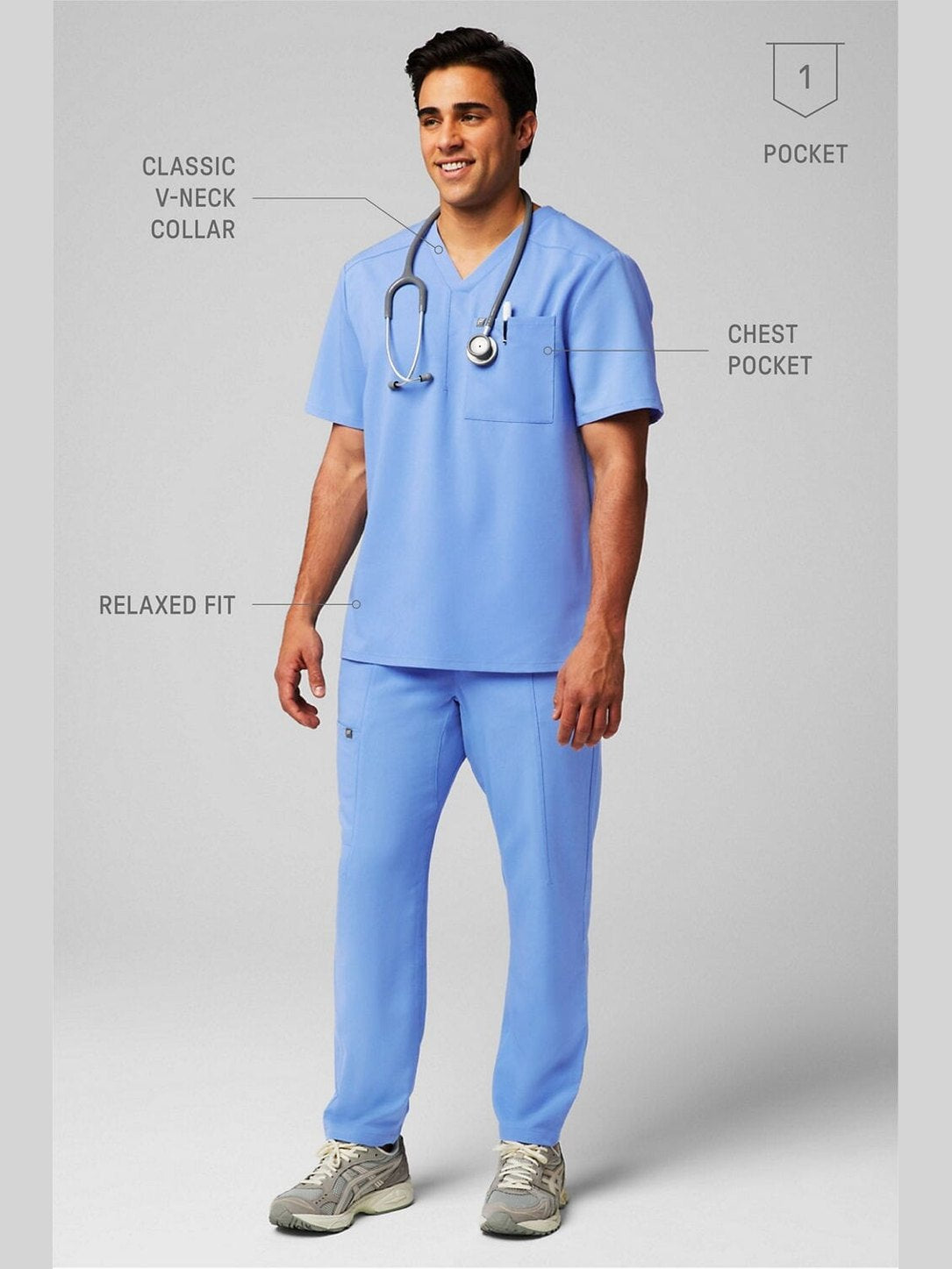 FABLETICS HELIX SCRUB TOP