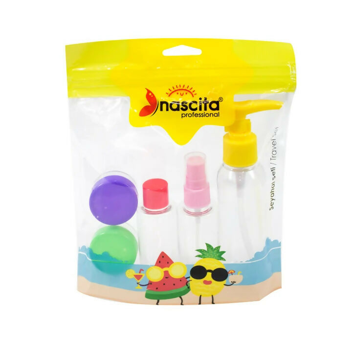 Nascita 5-Piece Transparent Travel Personal Care Set