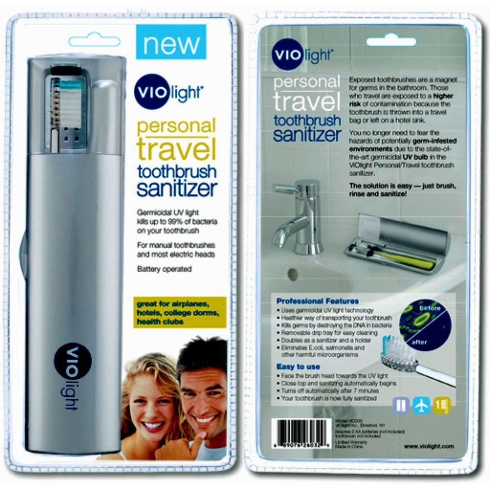 Violight, Travel Safe Uv Toothbrush Sanitizer