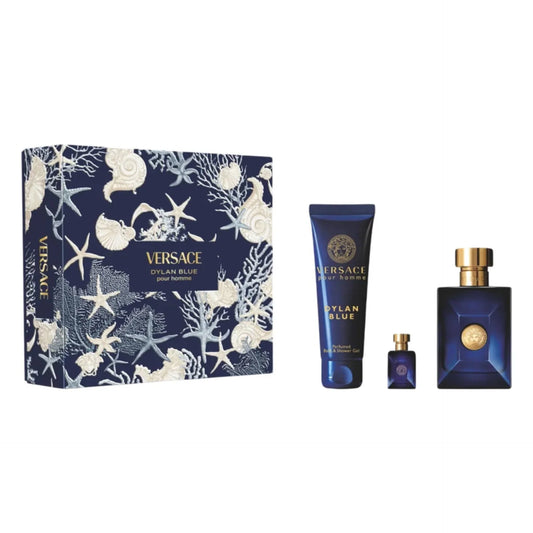Versace Pour Homme Dylan Blue Gift Set Eau de Toilette 100ml + 10ml + Pouch