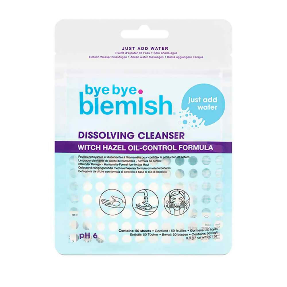 BYE BYE BLEMISH Water Dissolving Cleanser Sheets 50pcs