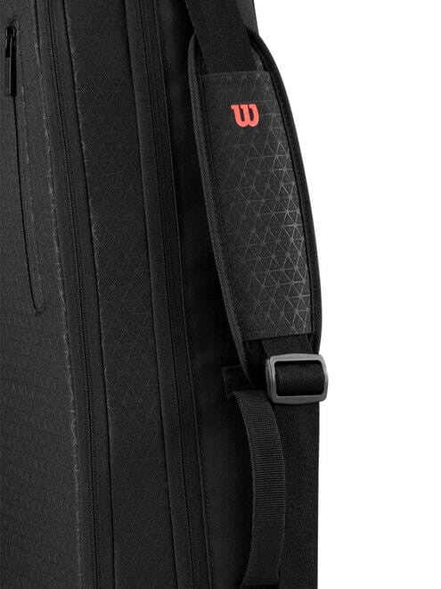 WILSON CLASH V3 3PK RACQUET BAG BLACK/Infrared