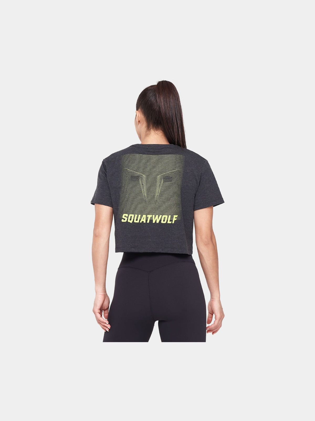 SQUATWOLF SLOGAN CROP TEE
