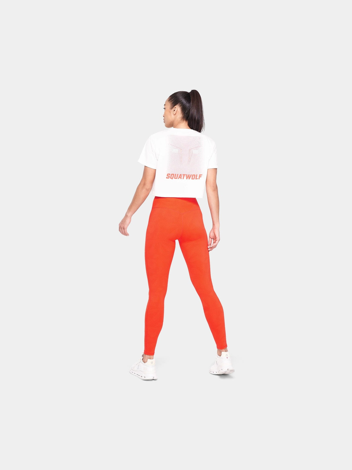 SQUATWOLF SLOGAN CROP TEE