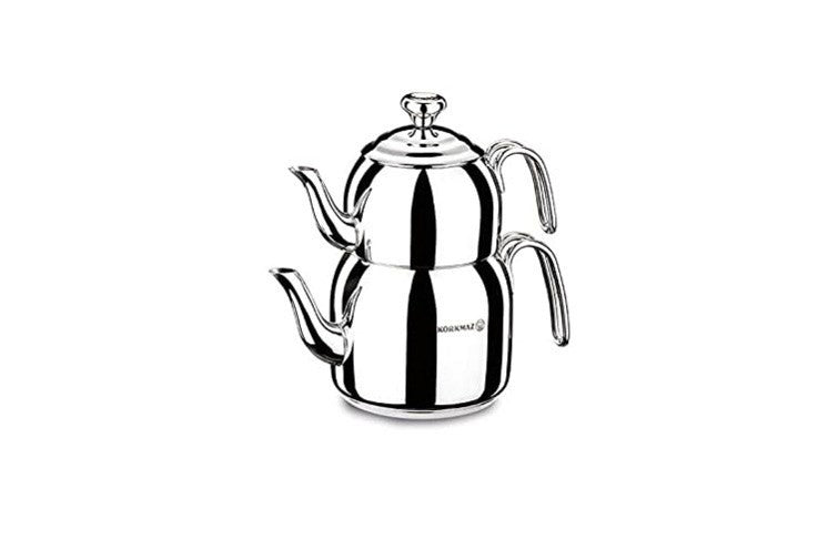 Korkmaz, Droppa Midi Tea Pot Set 0.7Lt / 1.6Lt