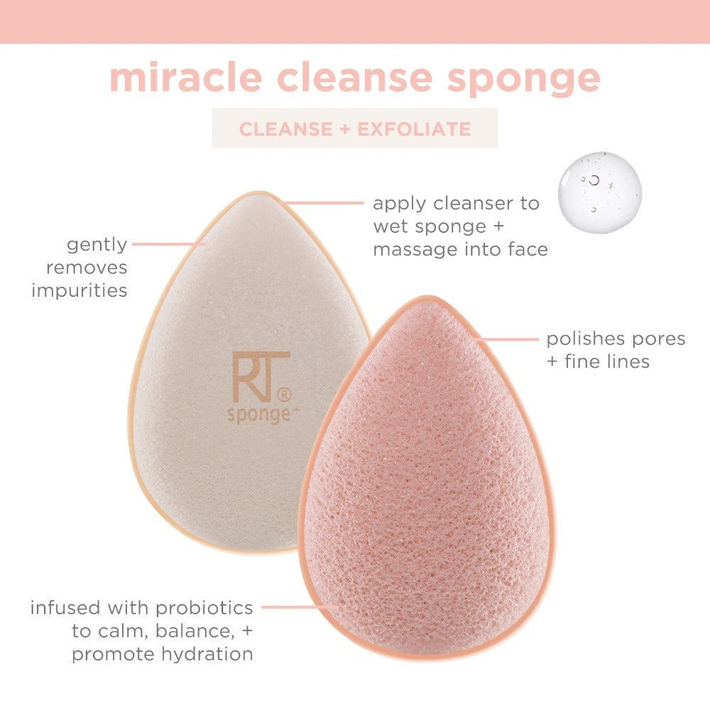 Real Techniques, Antimicrobial Miracle Cleanse Sponge 4222