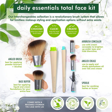 Ecotools, Daily Essentials Total Face Kit 3128