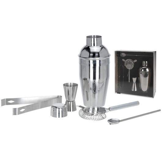Cocktail Shaker Set 5 Pcs Stainless Steel