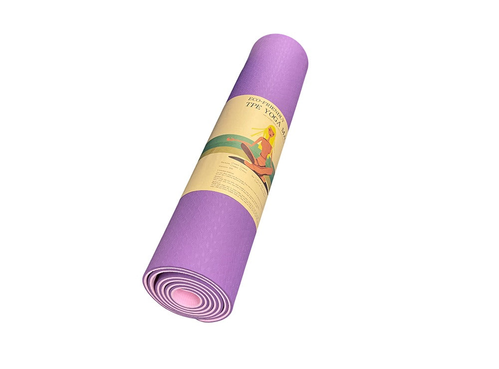 Yoga Mat TPE Purple 6mm