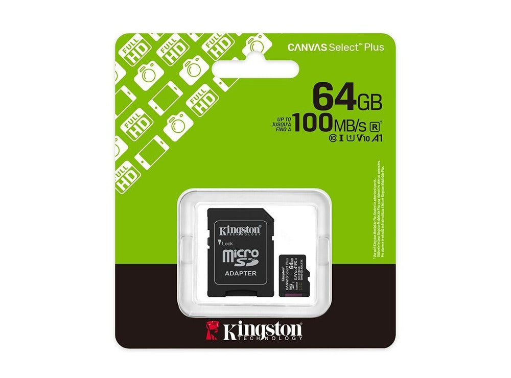 Kingston, MicroSD 64GB