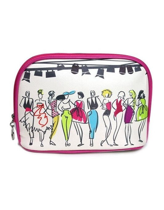 Nascita, Runway Fashion Cosmetic Bag With Mirror