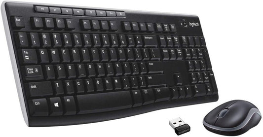 Logitech, Wireless Keyboard & Mouse Combo Arabic & English Keys, 2 Years Warranty
