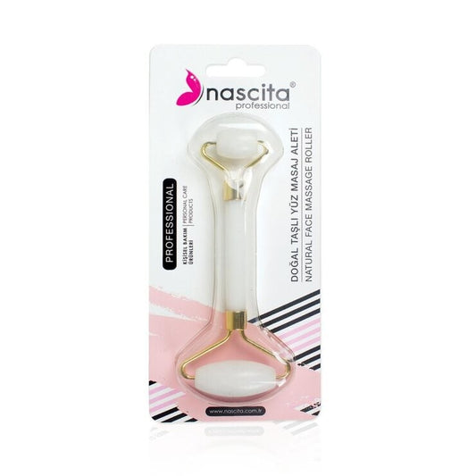 Nascita, Natural Stone Face Massage Roller, Available in Different Colors