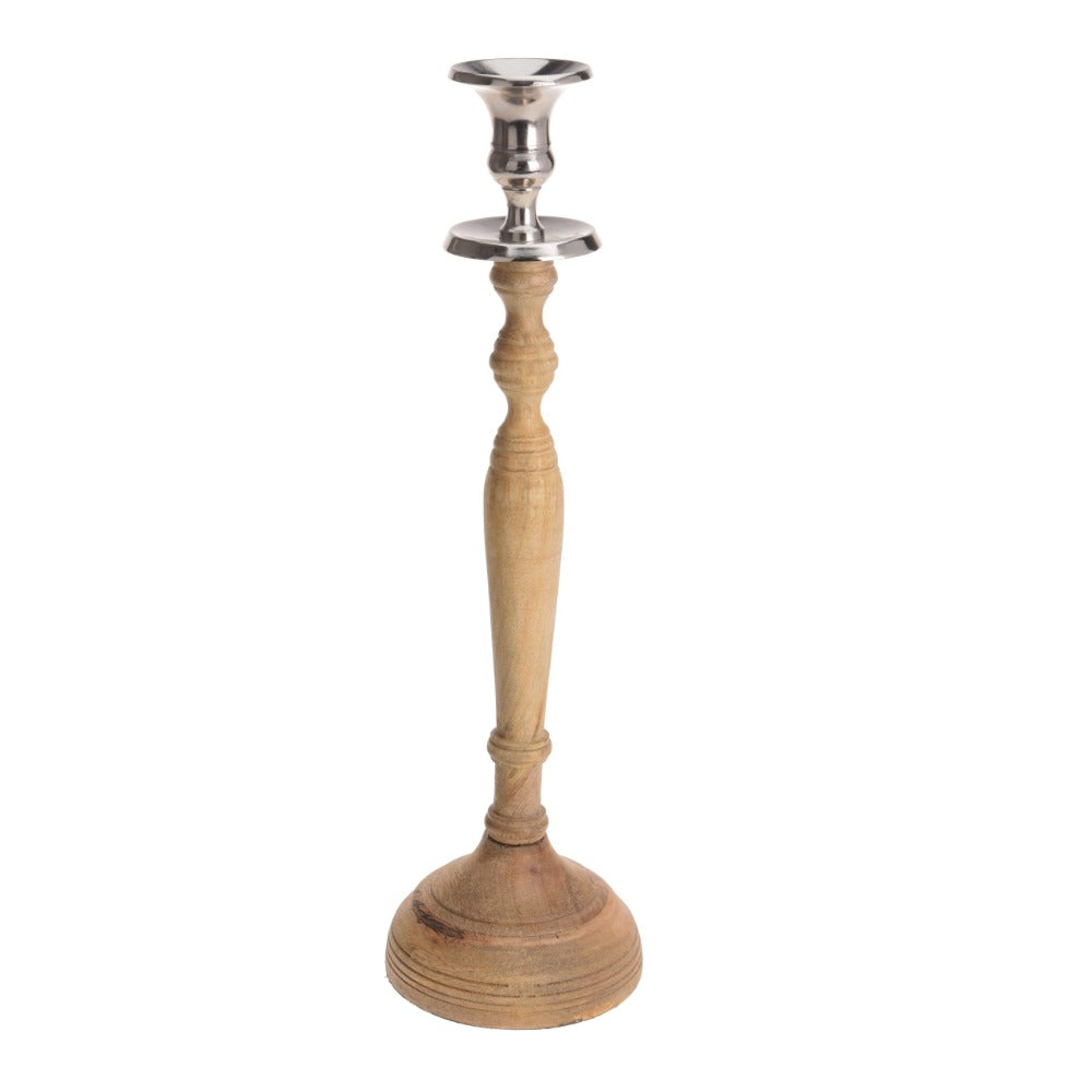 Wooden Candle Holder 42 cm