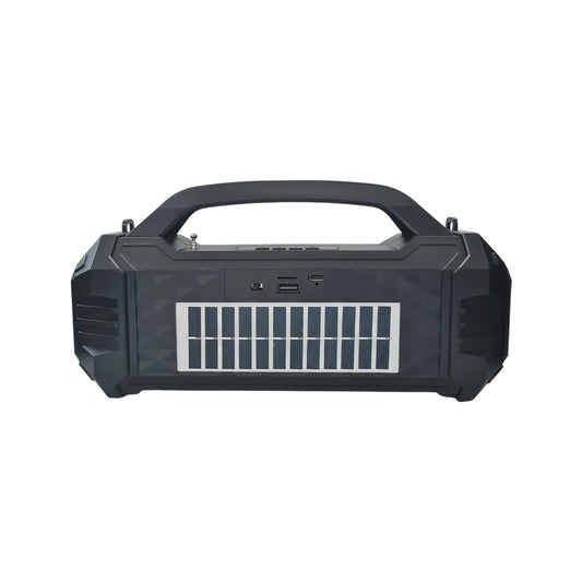 Aerbes Rechargeable Solar Powered Bluetooth Speaker Flashlight PO-6278 - GREENABSD14, AB-SD14BLK