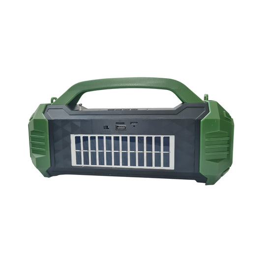 Aerbes Rechargeable Solar Powered Bluetooth Speaker Flashlight PO-6278 - GREENABSD14, AB-SD14GR