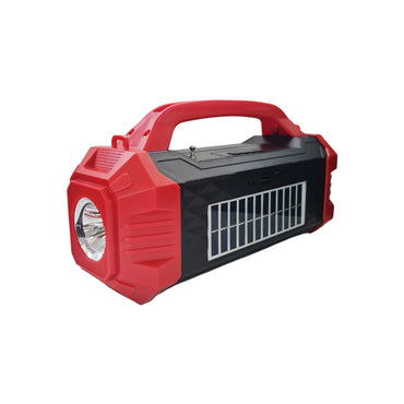 Aerbes Rechargeable Solar Powered Bluetooth Speaker Flashlight PO-6278 - REDABSD14, AB-SD14RD