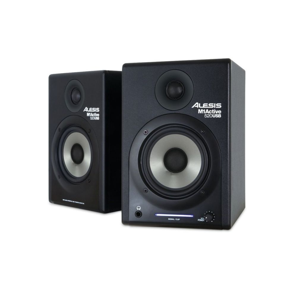 Alesis, M1Active 520 Usb Nearfield Studio Monitors With Usb Audio I/O, Alsm1A520Usbx220