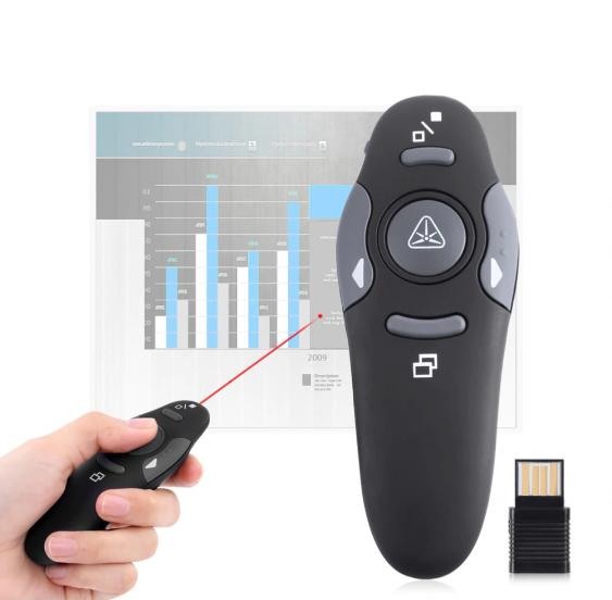 Hay-tech wireless presenter with pointer AMP16
