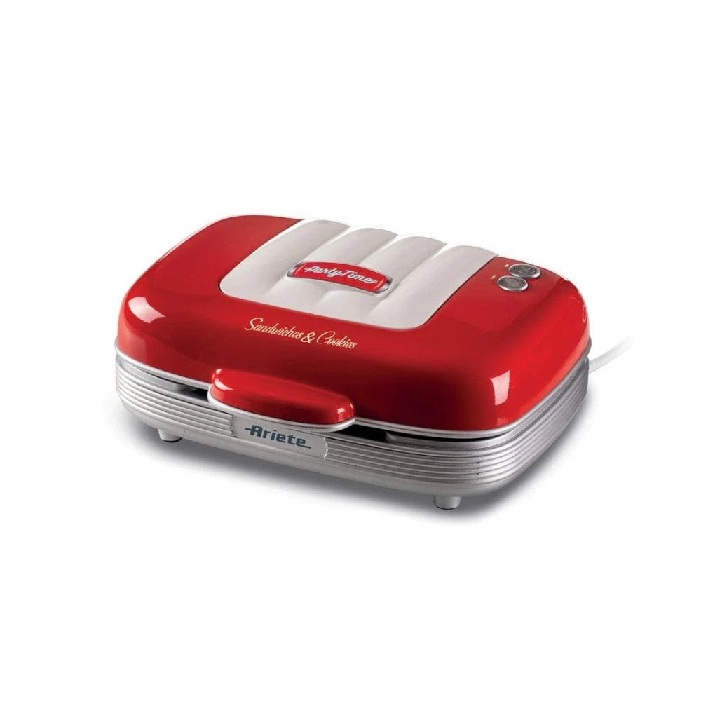 Ariete, Sandwich Maker 3 plates red, 1972/00