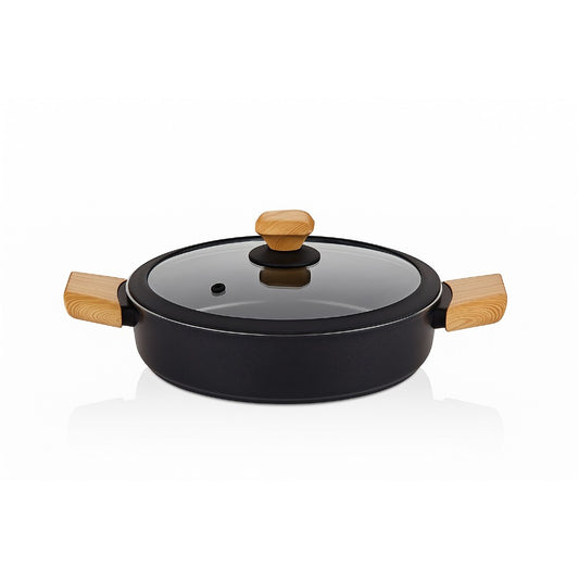 Falez, Auris Crystal 4 Mm 24 Cm Shallow Casserole