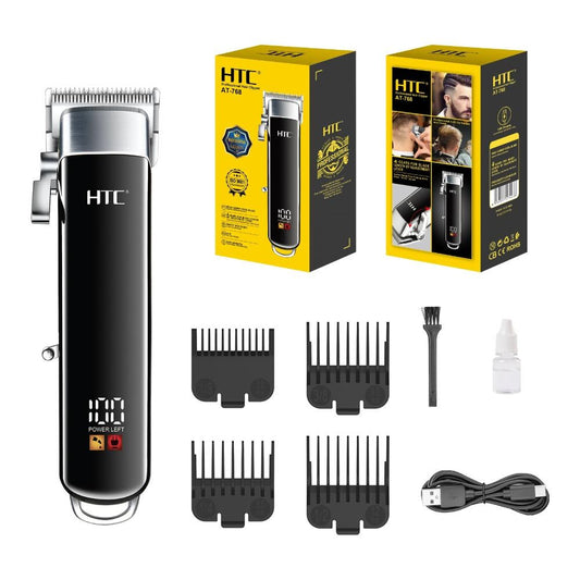 Htc ,professional High Hardness Blade Cordless Hair Clipper