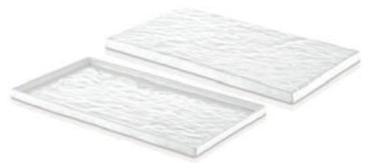 Atlas, Melamine Rectangular Stone Platter 26.5X32.5Cm