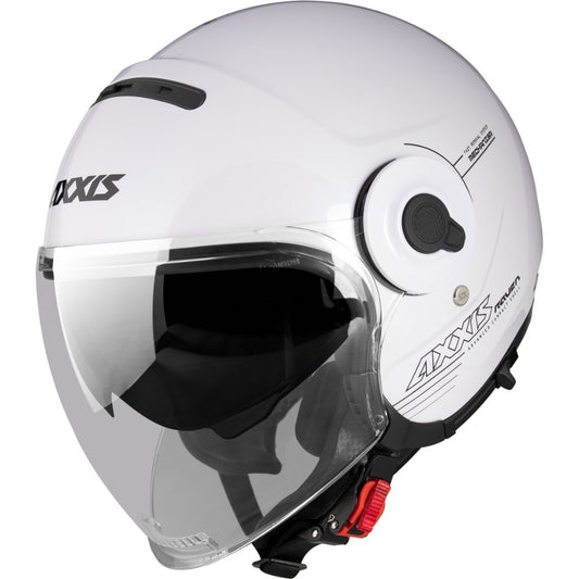 Axxis, Helmet Raven Solid Gloss Pearl White