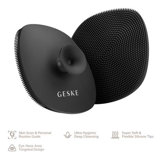 Geske, Facial Brush | 4 in 1 non electrical with handle, Available in Different Colors