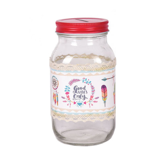 Smile Yalla, Jar Coin Bank, Good Vibes Only