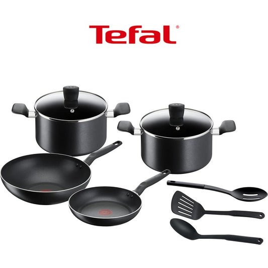 Tefal, Aluminum Super Cook Non-Stick Cookware 9Pcs Set