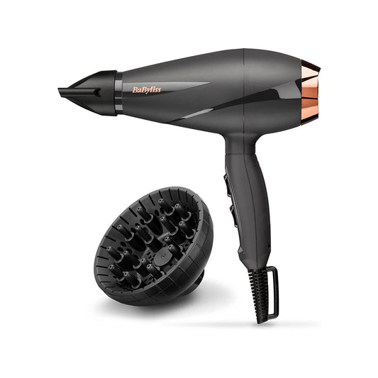 BaByliss Professional Hair Dryer, 2300W Power, Ionic and Ceramic Technology, Diffuser & Concentrator Included, 6709DE