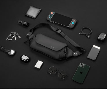 Kingsons, KS3248W Compact EDC Sling ? Water-Proof Crossbody with Magnetic Buckle